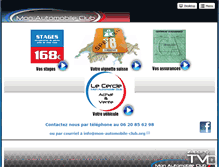 Tablet Screenshot of mon-automobile-club.org